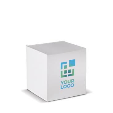 Bloco de notas quadrado de 840 folhas em branco 10x10x10cm vista principal