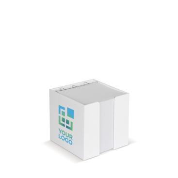 Cubo de 800 folhas brancas em caixa porta-lápis 10x10x10cm vista principal