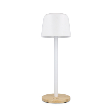 Candeeiro de mesa personalizável com 3 modos de iluminação