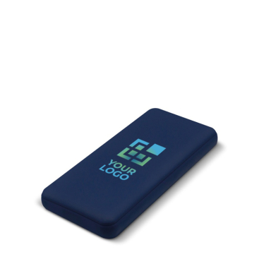 Bateria externa com portas USB-A e uma porta tipo C de 10.000 mAh vista principal