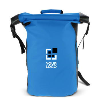 Mochila personalizada roll-top impermeável com alças acolchoadas, 25L vista principal