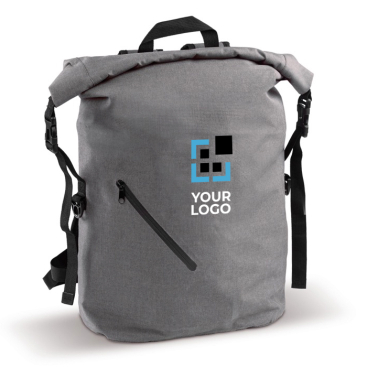 Mochila roll-top resistente à água com bolso frontal 22L vista principal