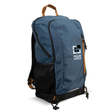 Mochila para portátil de RPET com detalhes refletivos 17'' vista principal