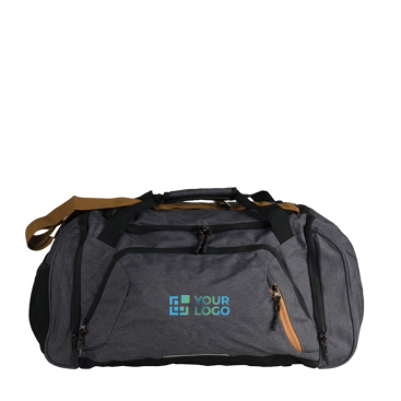Saco de viagem personalizado de RPET com compartimento para sapatos vista principal