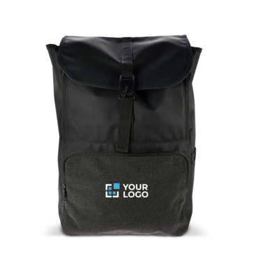 Mochila para portátil de RPET com bolsos laterais 15'' vista principal