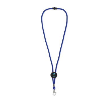 Lanyard colorido, mosquetão de metal, encaixe personalizável vista principal