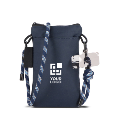 Bolsa tiracolo compacta para levar artigos essenciais do quotidiano