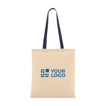 Saco de algodão OEKO-TEX com asas coloridas 140 g/m²