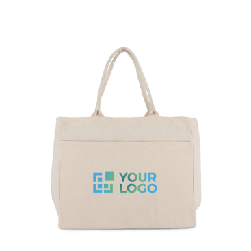 Saco de algodão OEKO-TEX com vários bolsos 320 g/m²