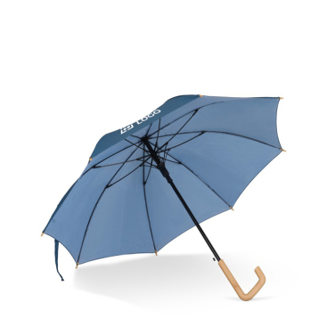 Guarda-chuva de RPET com cabo de madeira e design peculiar Ø103 vista principal