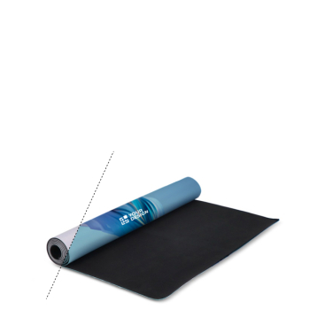 Tapete de yoga com base antideslizante para sublimação