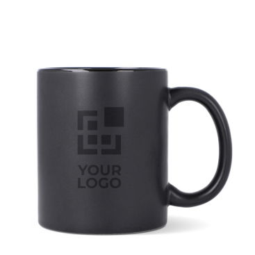 Caneca de cerâmica, acabamento mate contorno interior brilhante 350 ml