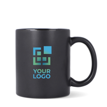 Caneca de cerâmica, acabamento mate contorno interior brilhante 350 ml