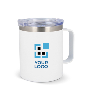 Caneca take away de cerâmica com asa para fácil transporte 350ml vista principal