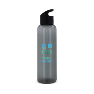 Garrafa de RPET de cores transparentes com asa geométrica 600ml vista principal
