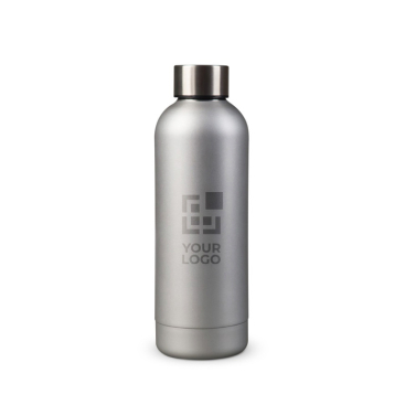 Garrafa de parede dupla em aço inoxidável com acabamento mate 500ml vista principal