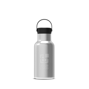 Garrafa de aço inoxidável 100% antifugas com asa de transporte 350ml vista principal