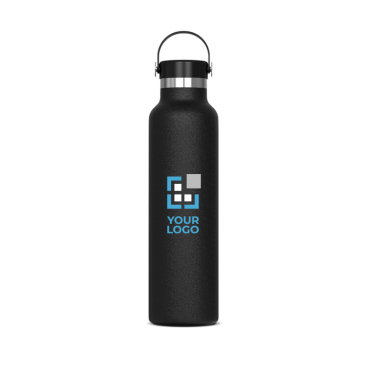 Garrafa de aço inoxidável 100% antifugas com asa de transporte 650ml vista principal