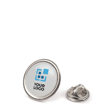 Pin redondo comemorativo de metal para personalizar Ø20mm vista principal