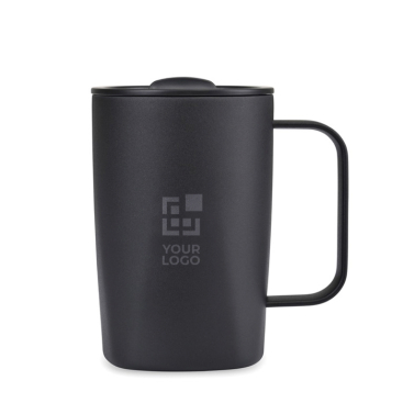Caneca térmica de aço inoxidável reciclado para café ou chá 450ml
