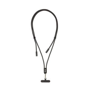 Cabo para telemóvel com USB-C em RPET com fita de pescoço e carga 60W
