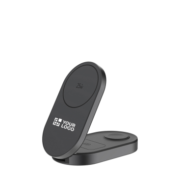 Carregador ecológico dobrável 3 em 1 compacto com entrada USB-C 25 W