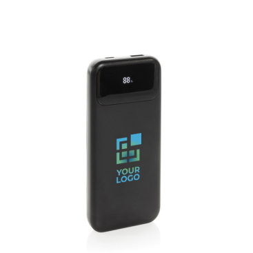 Powerbank com cabos integrados e ecrã digital 10 000 mAh