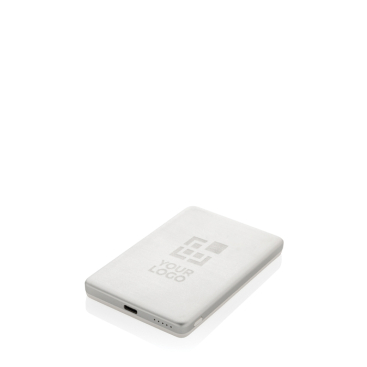 Powerbank magnético com carga sem fios com indicador 5000 mAh