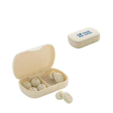 Tampões auditivos em silicone reciclado com redução de ruído 36dB