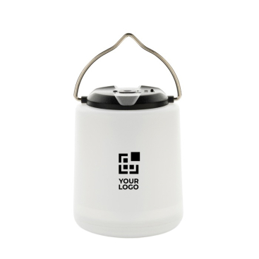 Lâmpada portátil em plástico eco com três modos de iluminação LED