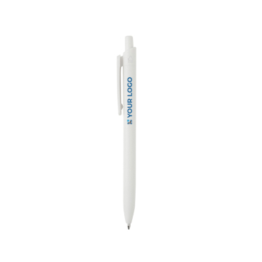 Caneta ecológica com grande clipe com tinta azul Dokumental®