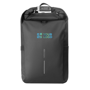 Mochila impermeável com fixação para bike e sistema antirroubo 16''