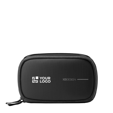 Estojo de viagem com abertura em concha e capacidade 2,5 L 8''