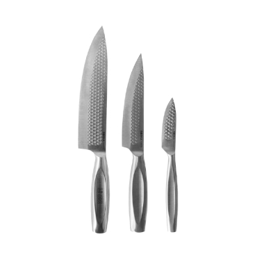 Conjunto de facas de cozinha de luxo de aço inoxidável Boska