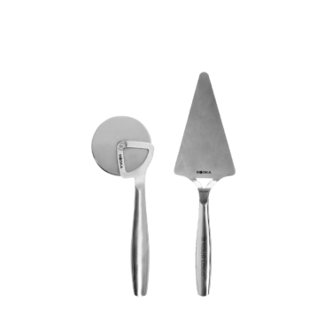 Conjunto de utensílios de aço inoxidável para pizza Boska