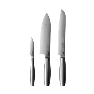 Conjunto de facas de cozinha de aço inoxidável, gama alta Boska