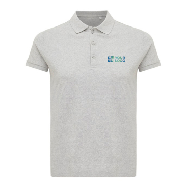 Polo piqué de algodão reciclado mulher casual fit 220 g/m2 Iqoniq 
