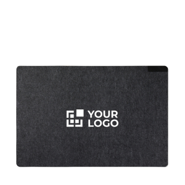 Protetor de mesa de feltro reciclado com antiderrapantes