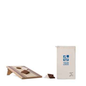 Jogo Cornhole (atira-sacos) de madeira com sacos ideal para o ar livre