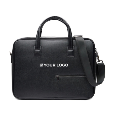 Mala em material reciclado com alças resistentes e alça tiracolo 15''