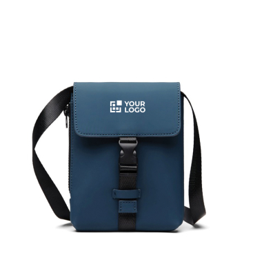 Saco tiracolo urbano reciclado com design leve e acesso lateral