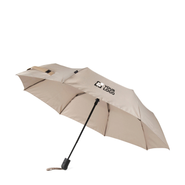 Guarda-chuva dobrável semiautomático de rPET 190T antitempestade Ø112