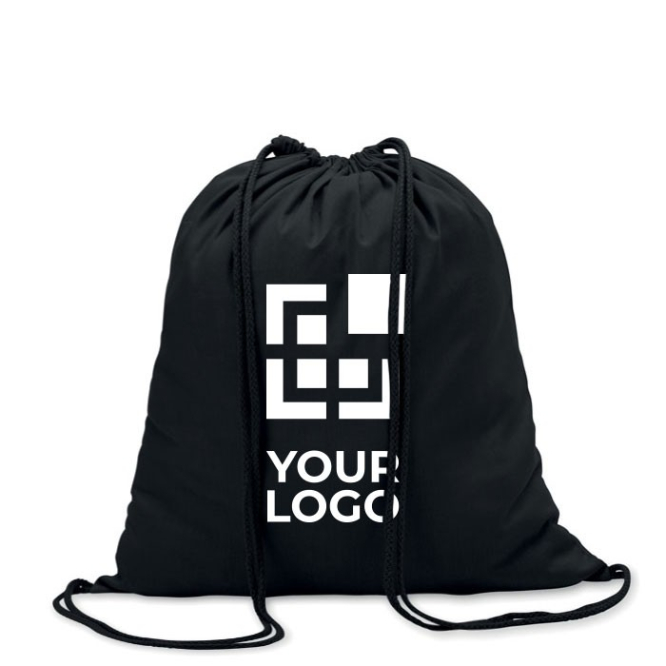 Mochila personalizada de algodão vista principal