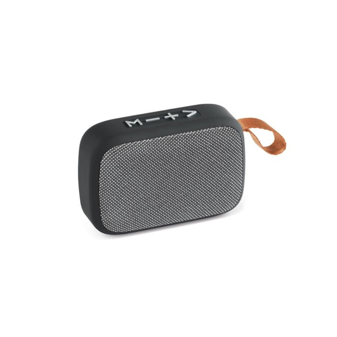 Coluna minimalista com microfone