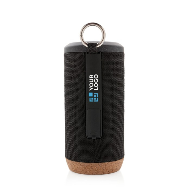 Coluna com base em cortiça para oferecer cor preto