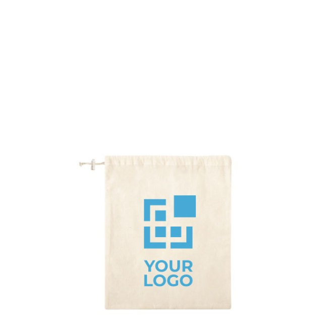 Bolsa de rede em 100% Algodão 120 g/m2 cor natural