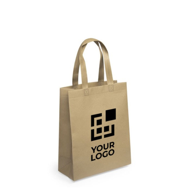 Saco pequeno com logo em non-woven 90 g/m2 vista principal