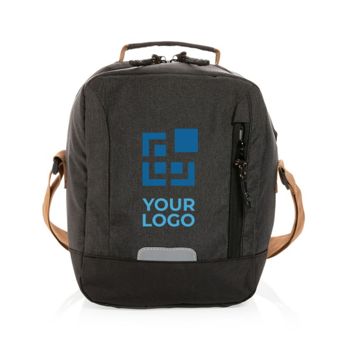 Bolsa térmica de desenho urbano cor cinzento-escuro