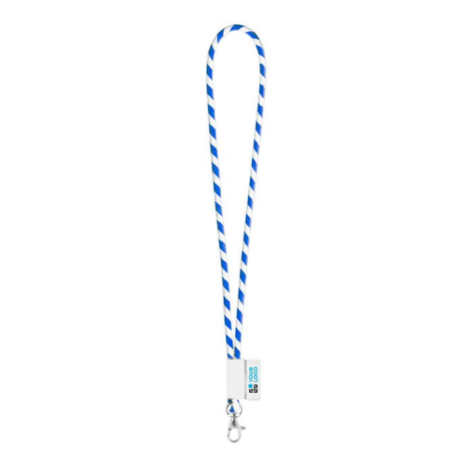 Lanyard com design listrado entrega 4-6 dias vista principal