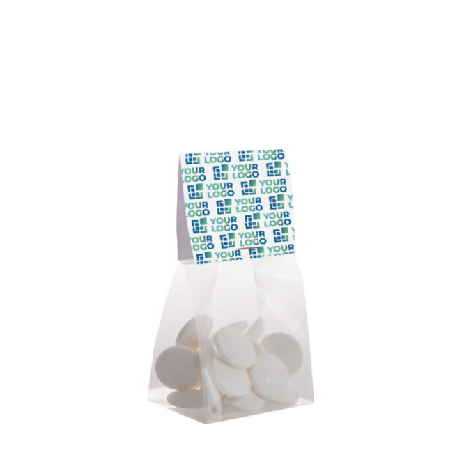 Saco de Imperial Mints com topo personalizável 50 g